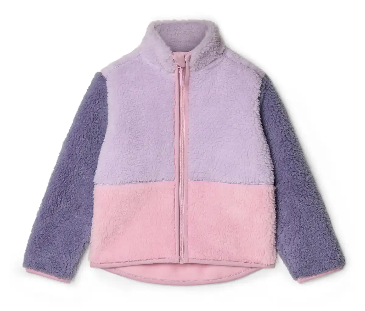 Bild 1 von Kinder-Teddyjacke, lila-rosa