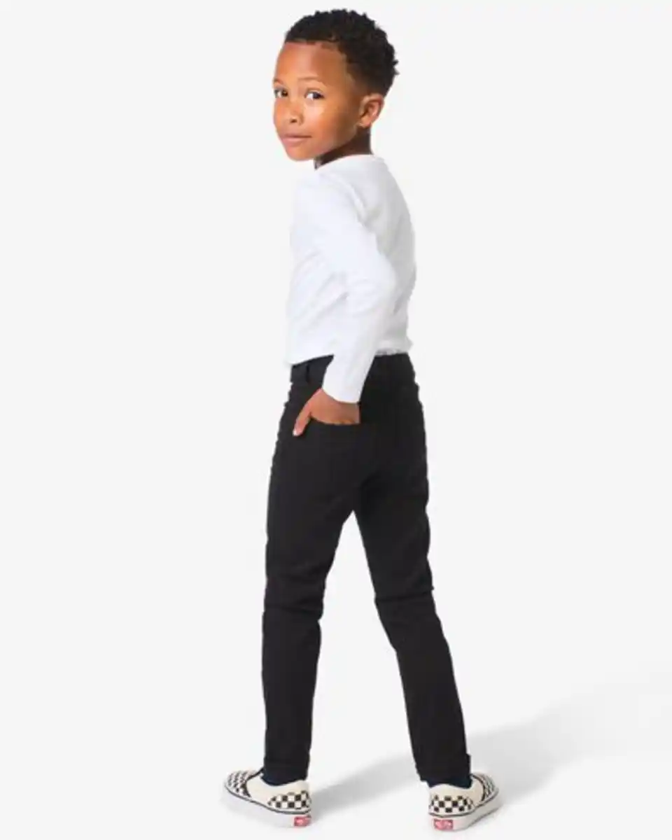 Bild 4 von Kinderhose, Skinny Fit schwarz