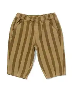 Babyhose, bequeme Passform, gestreift olivgrün