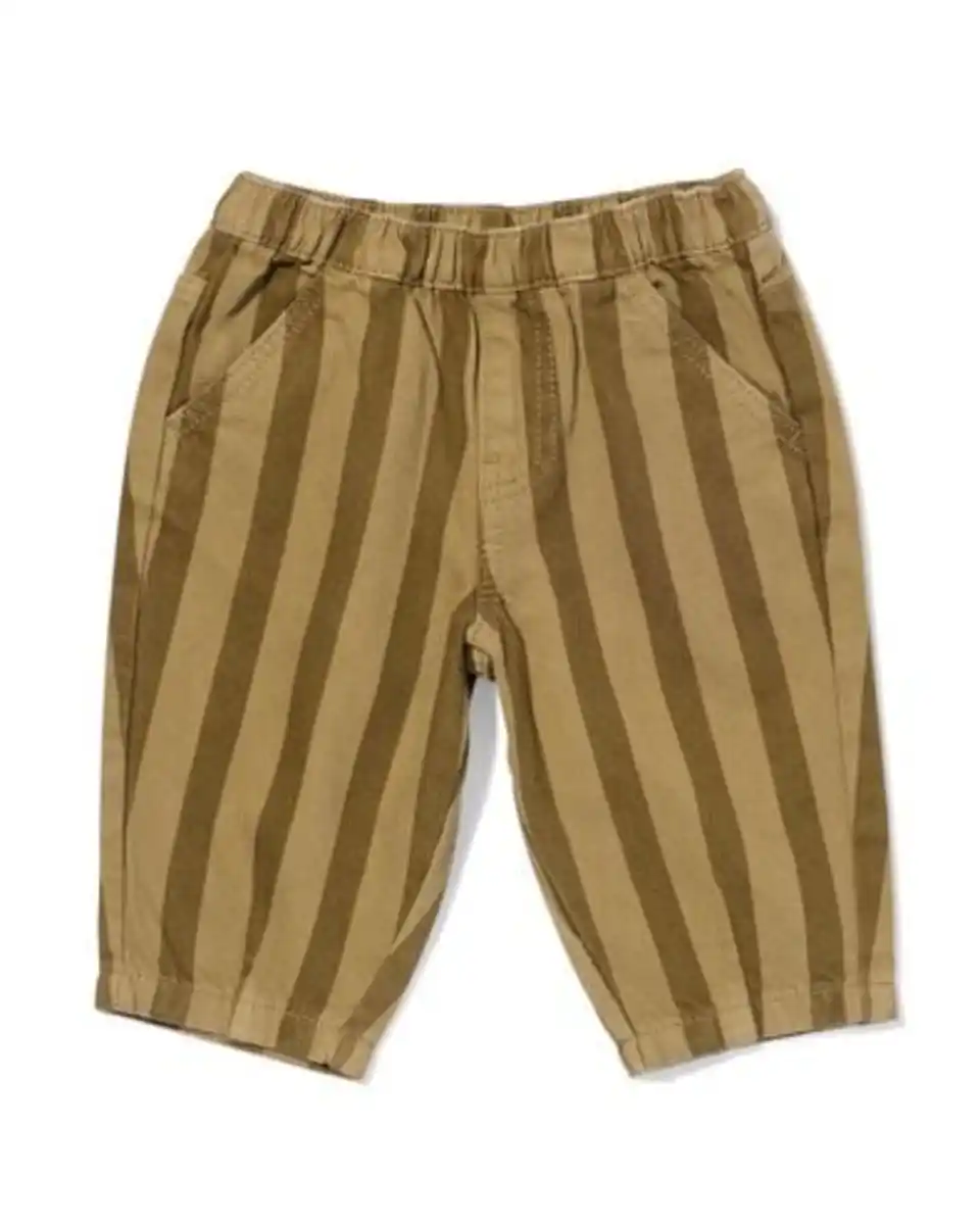 Bild 1 von Babyhose, bequeme Passform, gestreift olivgrün