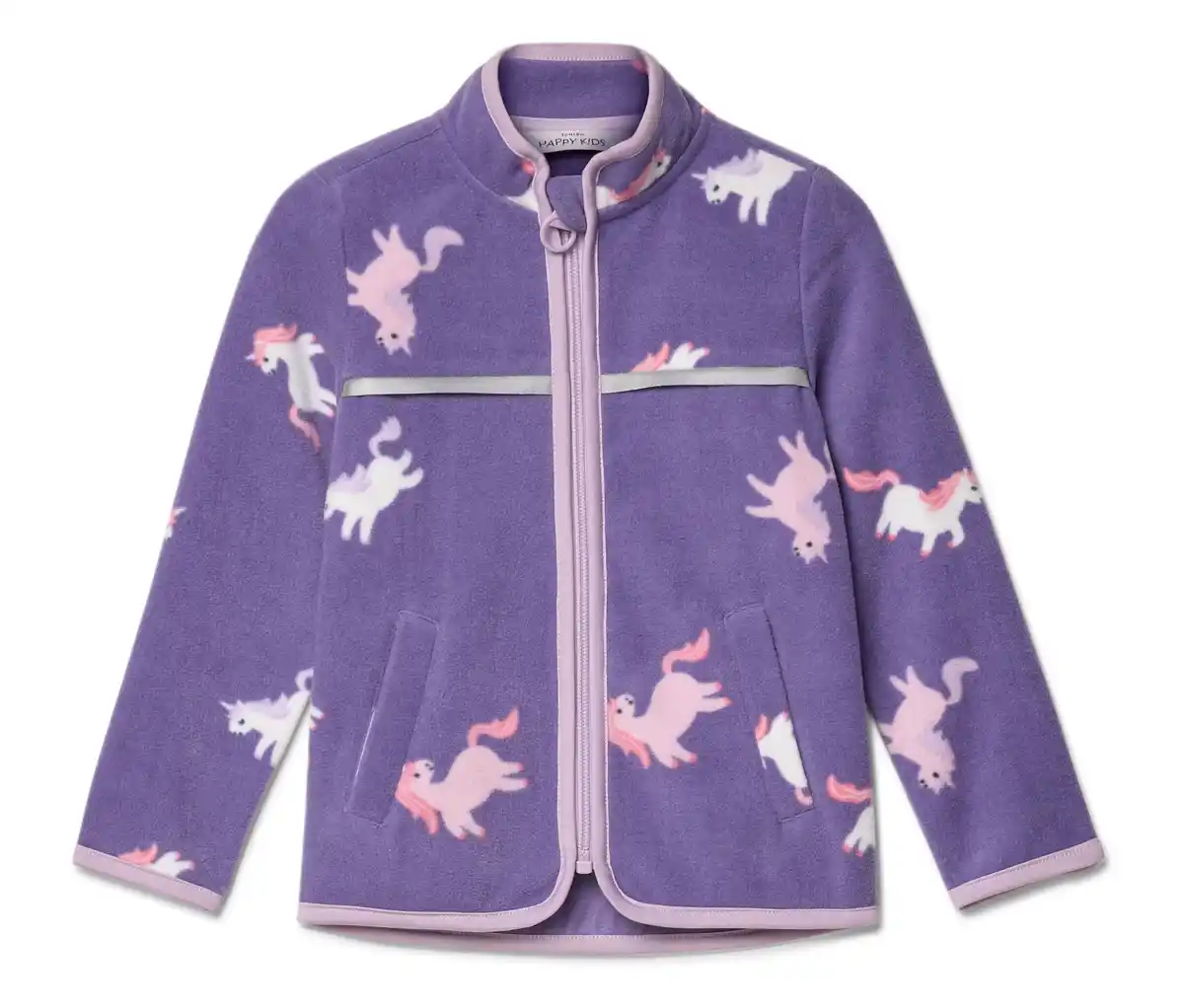 Bild 1 von Kinder-Fleecejacke, Einhorn