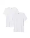 Bild 2 von Herren T-Shirts Slim Fit mit O-Ausschnitt – 2 Stück weiß
