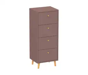Kommode »Bjarne« mit 4 Schubladen, mauve