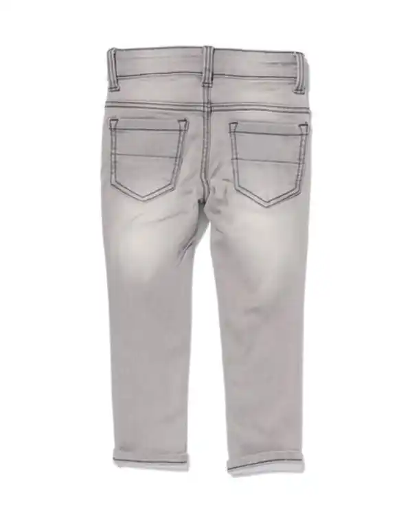 Bild 3 von Kinderhose, Jog-Denim, Skinny Fit grau