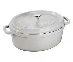 STAUB Bräter »Cocotte 33«, weiß, ca. 6,7 l