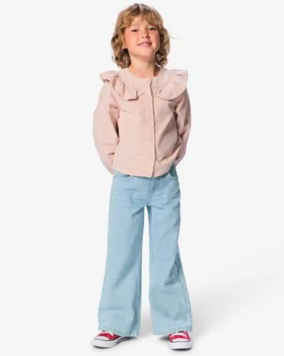 Bild 1 von Kinderhose, Regular Fit, gestreift jeansfarben