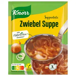 Knorr Suppenliebe Zwiebel Suppe 3 Teller