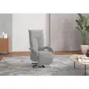 Bild 1 von Sit & More Sessel, Hellgrau, Metall, 74x112x82 cm, Goldenes M, Oeko-Tex® Standard 100, Made in Europe, DGM-Klimapakt, Sitzfläche 360° drehbar, gepolsterte Armlehnen, Wohnzimmer, Sessel, Sonstige S