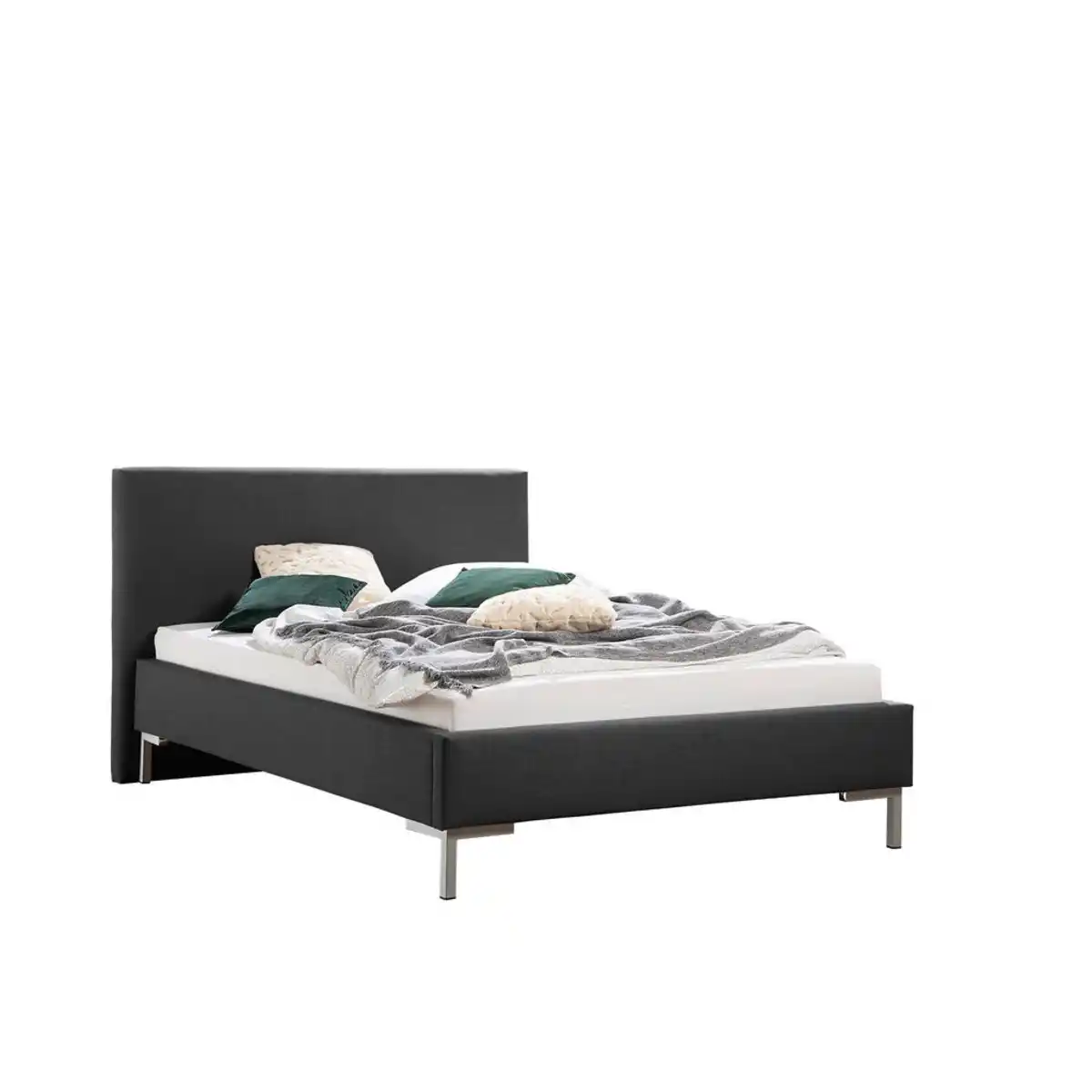 Bild 1 von Livetastic Polsterbett Minto, Anthrazit, Metall, 140x200 cm, Made in Germany, für Lattenrost geeignet, Schlafzimmer, Betten, Polsterbetten