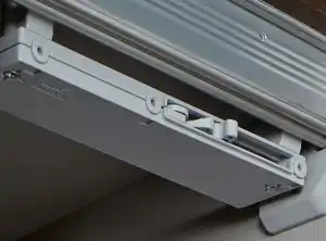 Türdämpfer 2-teilig, Alufarben