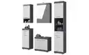 Bild 2 von Badmöbel-Set SCHLOONSEE, 5 teilig, inklusive LED Beleuchtung, bestehend aus: Hochschrank, WBU, Spiegelschrank, Unterschrank, Hängeschrank Schloonsee