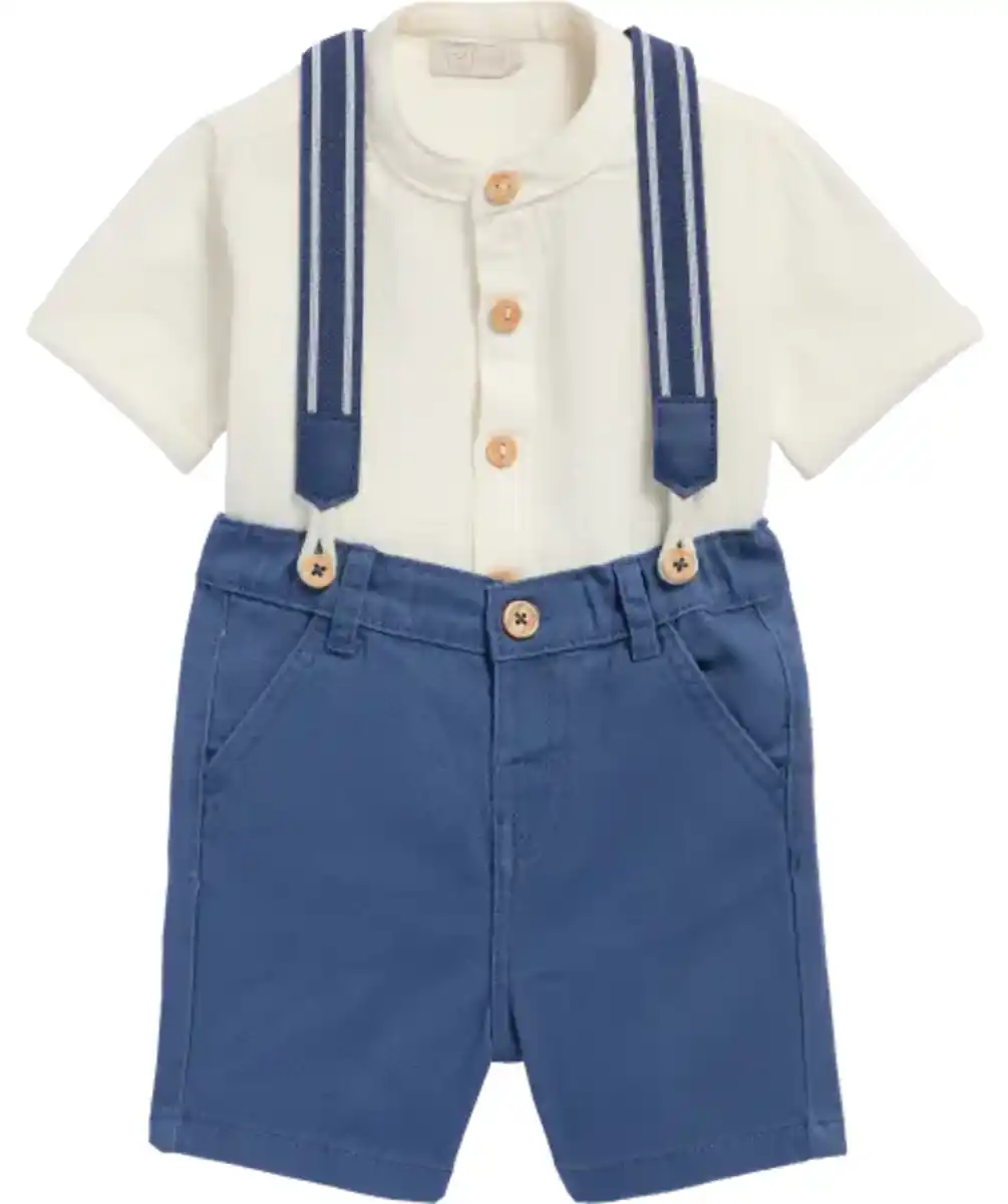 Bild 1 von Hemd + Shorts mit Hosenträgern