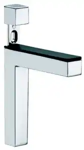 Wandhalter aus Metall, Chromfarben