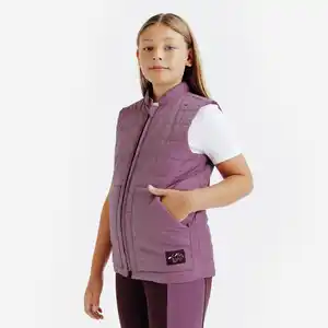 FOUGANZA Reitweste Magic Kinder violett