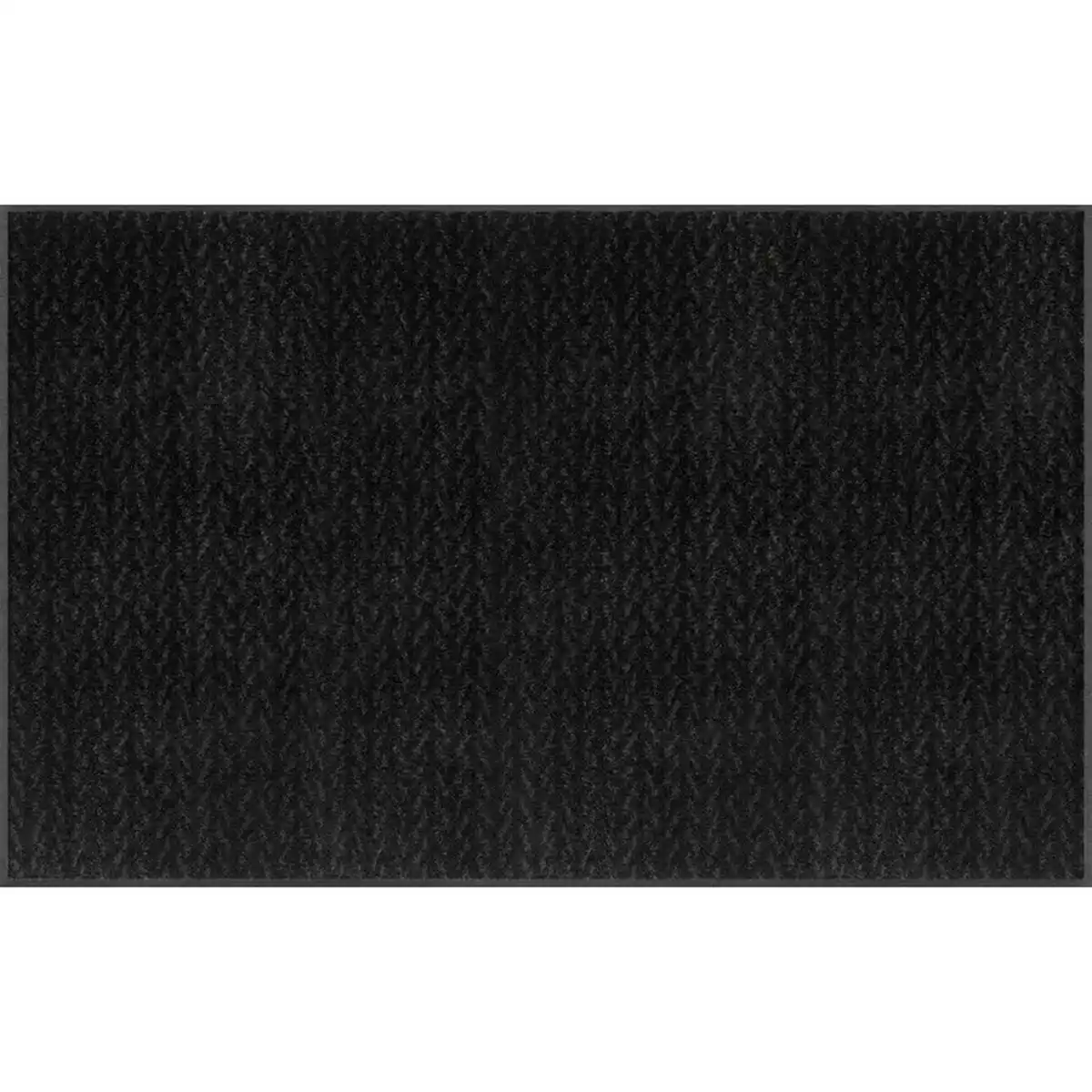 Bild 1 von wash+dry Fussmatte Duo Charcoal, Schwarz, Textil, Struktur, rechteckig, 75x120 cm, Oeko-Tex® Standard 100, Teppiche & Böden, Fuß & Stufenmatten, Fußmatten und Schmutzfangmatten
