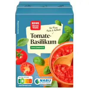 REWE Beste Wahl Tomatensauce Basilikum 380ml