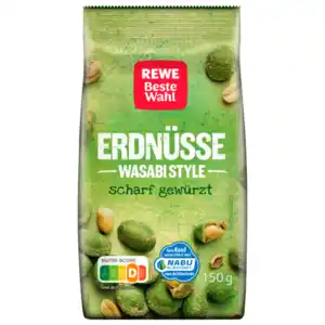 REWE Beste Wahl Wasabi Erdnüsse 150g