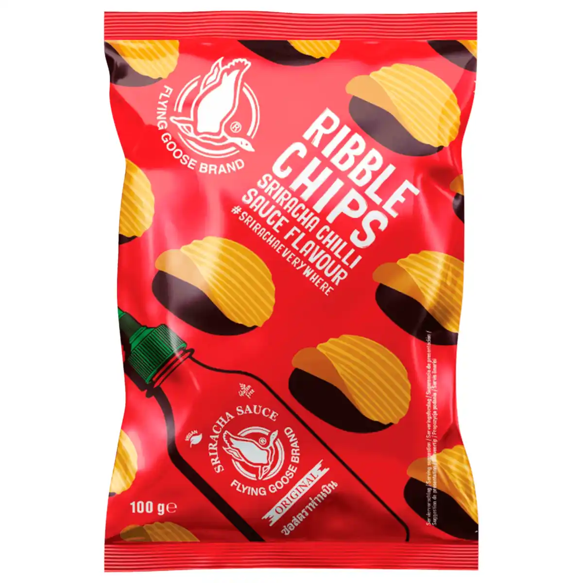 Bild 1 von Flying Goose Ribble Chips Sriracha Chili 100g