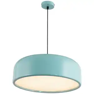 Collett's Monde Hängeleuchte, Blau, Metall, Kunststoff, Vintage,Vintage, rund,rund, 120 cm, RoHS, CE, Lampen & Leuchten, Innenbeleuchtung, Hängelampen, Pendelleuchten