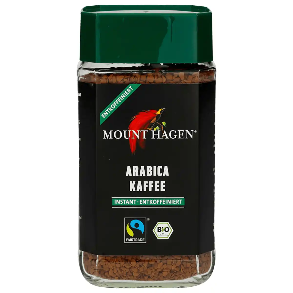 Bild 1 von Mount Hagen Bio Arabica Kaffee Instant entkoffeiniert 100g