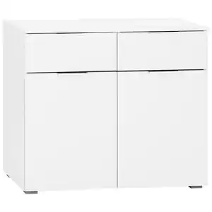 Rauch Möbel Kommode Rauch Alabama, Weiß, Holzwerkstoff, 2 Schublade(n) Schubladen, 80x81x42 cm, Blauer Engel, Goldenes M, BQ - Bündnis für Qualität, Made in Germany, in verschiedenen Größen er
