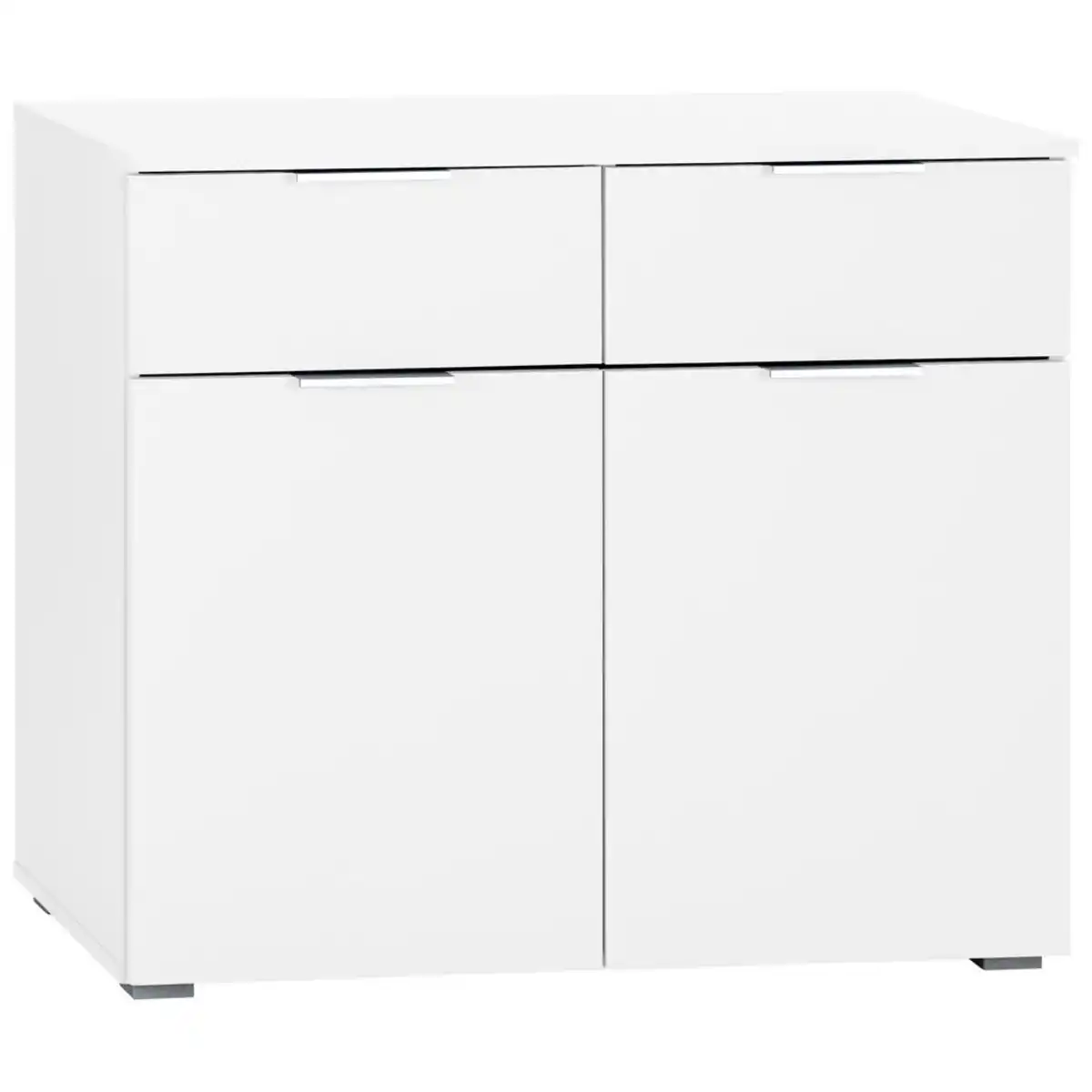 Bild 1 von Rauch Möbel Kommode Rauch Alabama, Weiß, Holzwerkstoff, 2 Schublade(n) Schubladen, 80x81x42 cm, Blauer Engel, Goldenes M, BQ - Bündnis für Qualität, Made in Germany, in verschiedenen Größen er