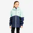 Bild 1 von DECATHLON Segeljacke Regenjacke Kinder wasserdicht 100 blau/hellgrün