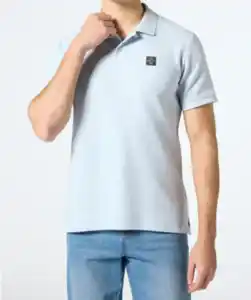Poloshirt mit Aufnäher
