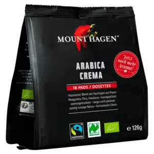 Mount Hagen Arabica Crema Pads 126g