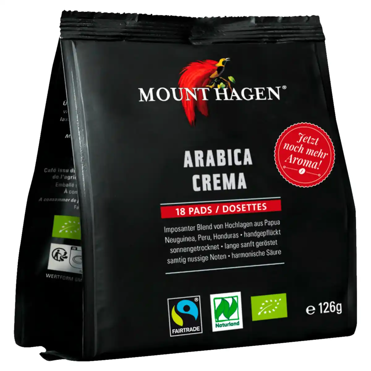 Bild 1 von Mount Hagen Arabica Crema Pads 126g
