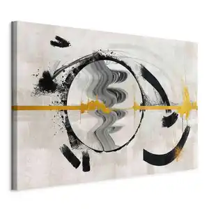 artgeist Leinwandbild, Schwarz, Hellgrau, Holz, Textil, Kiefer, rechteckig, 120x80x1.2 cm, Keilrahmen, Bilder und Zubehör, Wandbilder, Leinwandbilder