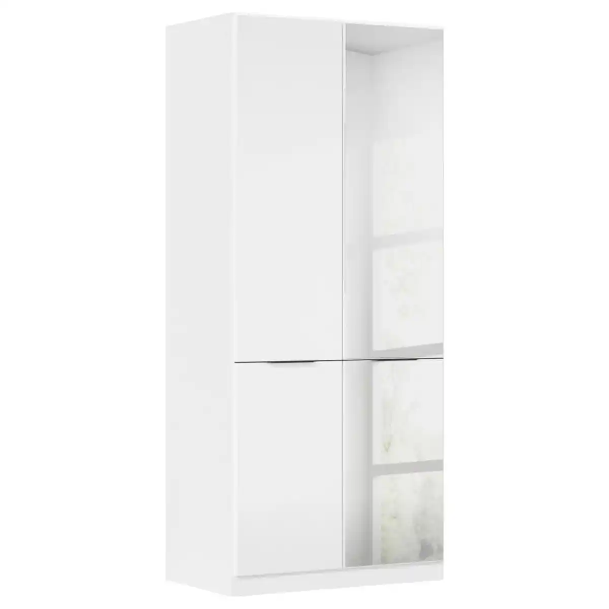 Bild 1 von James Wood Kleiderschrank, Weiß, Weiß Hochglanz, Holzwerkstoff, 1 Fächer, 91x210x54 cm, Blauer Engel, BQ - Bündnis für Qualität, Made in Germany, Schlafzimmer, Kleiderschränke, Kleiderschränk