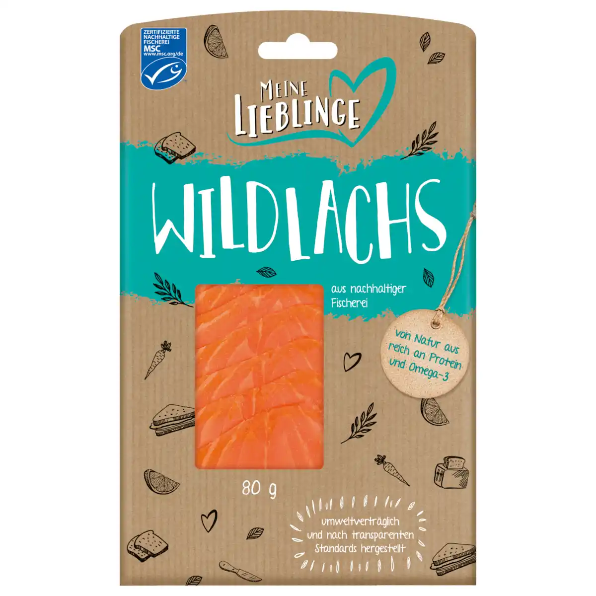 Bild 1 von Mein Lieblings Wildlachs 80g