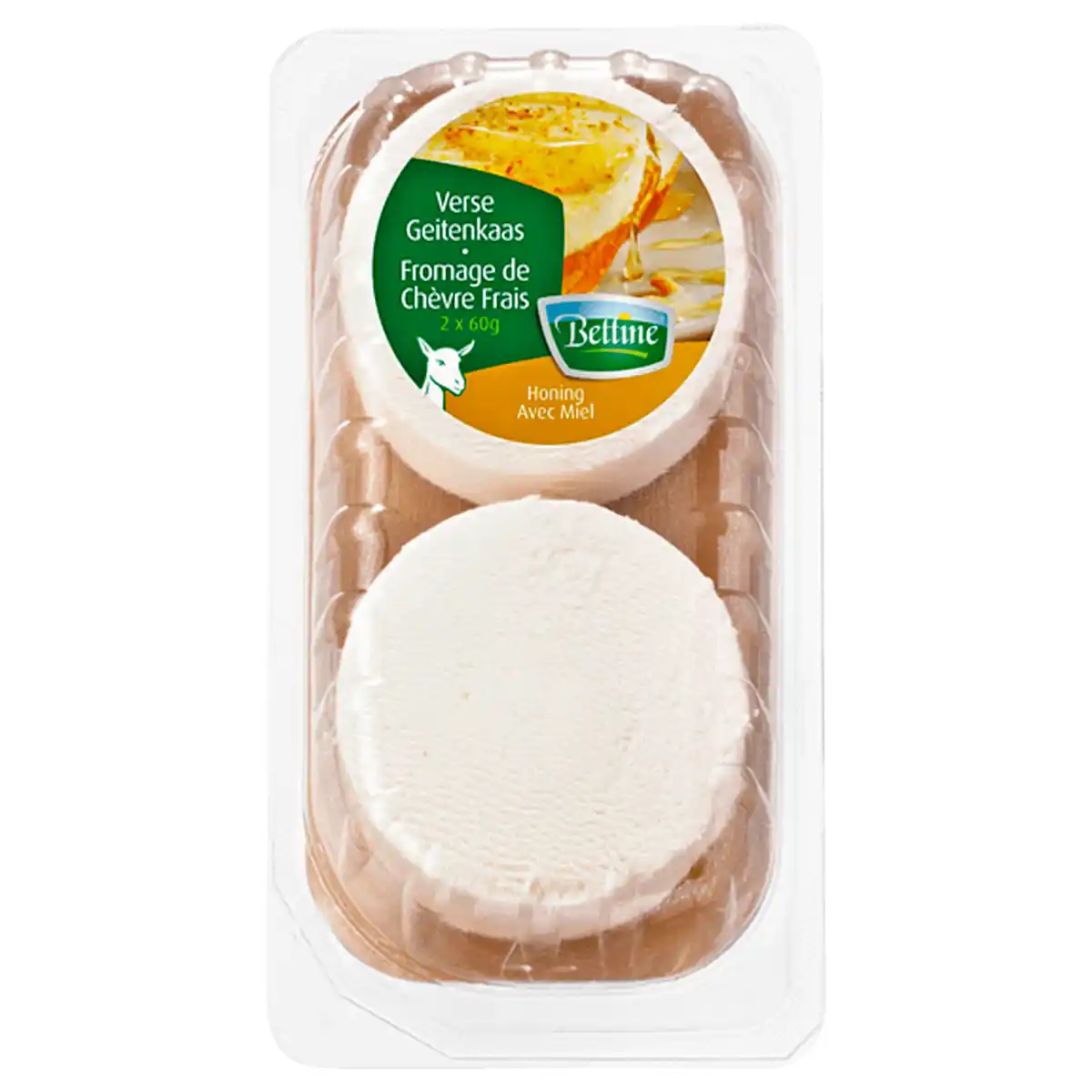 Bild 1 von Bettine Ziegenfrischkäse mit Honig 2x60g