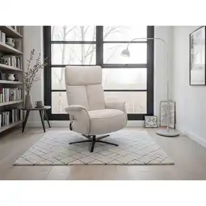 Sit & More Relaxsessel TV Triple Seven Xtra Large XL, Greige, Metall, 86x120x86 cm, Goldenes M, Oeko-Tex® Standard 100, Made in Europe, DGM-Klimapakt, Relaxfunktion, Liegefunktion, Herz-Waage-Funkti