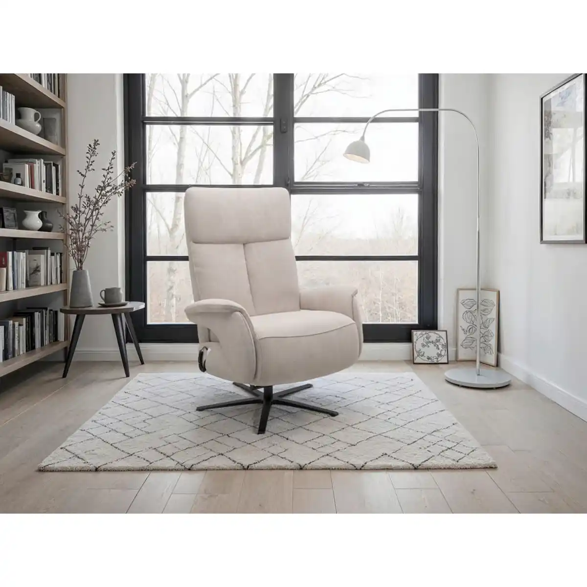 Bild 1 von Sit & More Relaxsessel TV Triple Seven Xtra Large XL, Greige, Metall, 86x120x86 cm, Goldenes M, Oeko-Tex® Standard 100, Made in Europe, DGM-Klimapakt, Relaxfunktion, Liegefunktion, Herz-Waage-Funkti