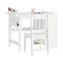 Bild 1 von SoBuy Kindersitzgruppe, Weiß, Holzwerkstoff, 80x65x54 cm, Kinderzimmer & Jugendzimmer, Kindermöbel, Kindersitzmöbel & Kindertische, Kindersitzgruppen
