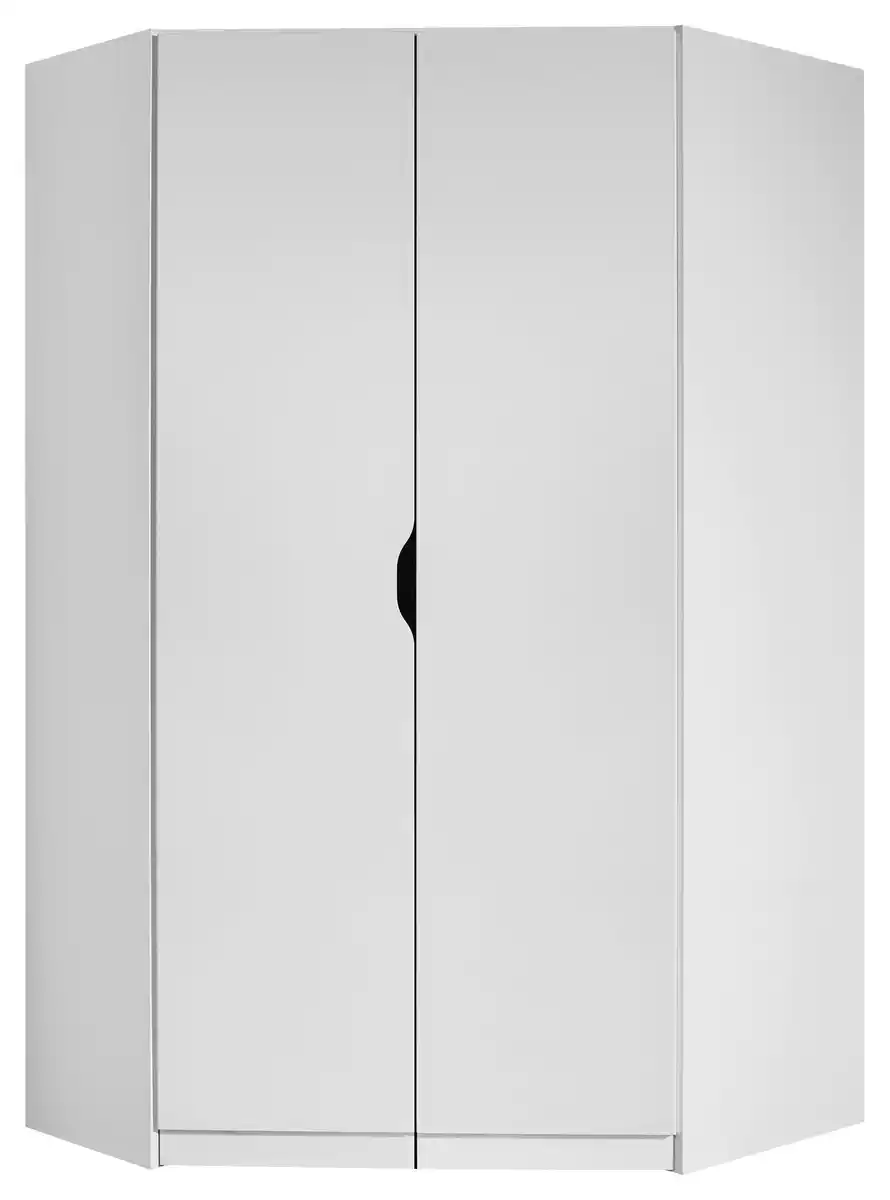 Bild 1 von Eckschrank Freising ca. 117x197x104 cm Weiß, Weiß