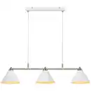 Bild 1 von Markslöjd Hängeleuchte Klint, Weiß, Metall, trichterförmig,trichterförmig, 98x21x21 cm, ohne Chemie, Lampen & Leuchten, Innenbeleuchtung, Leuchten nach Räumen, Esstischlampen