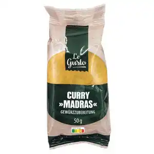 LE GUSTO Kräuter und Gewürze im Nachfüllbeutel, Curry 50 g