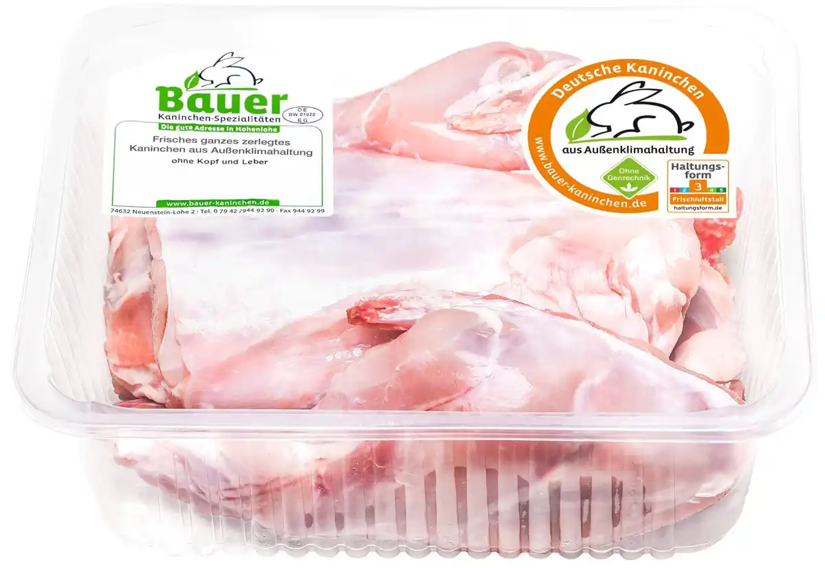 Bild 1 von BAUER Ganzes zerlegtes Kaninchen, kg