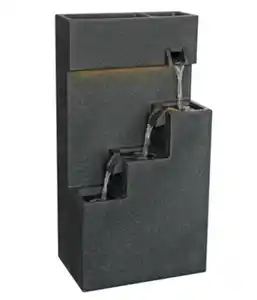 Dehner Polyethylen-Gartenbrunnen Gradino, solarfähig, ca. H80,5 cm