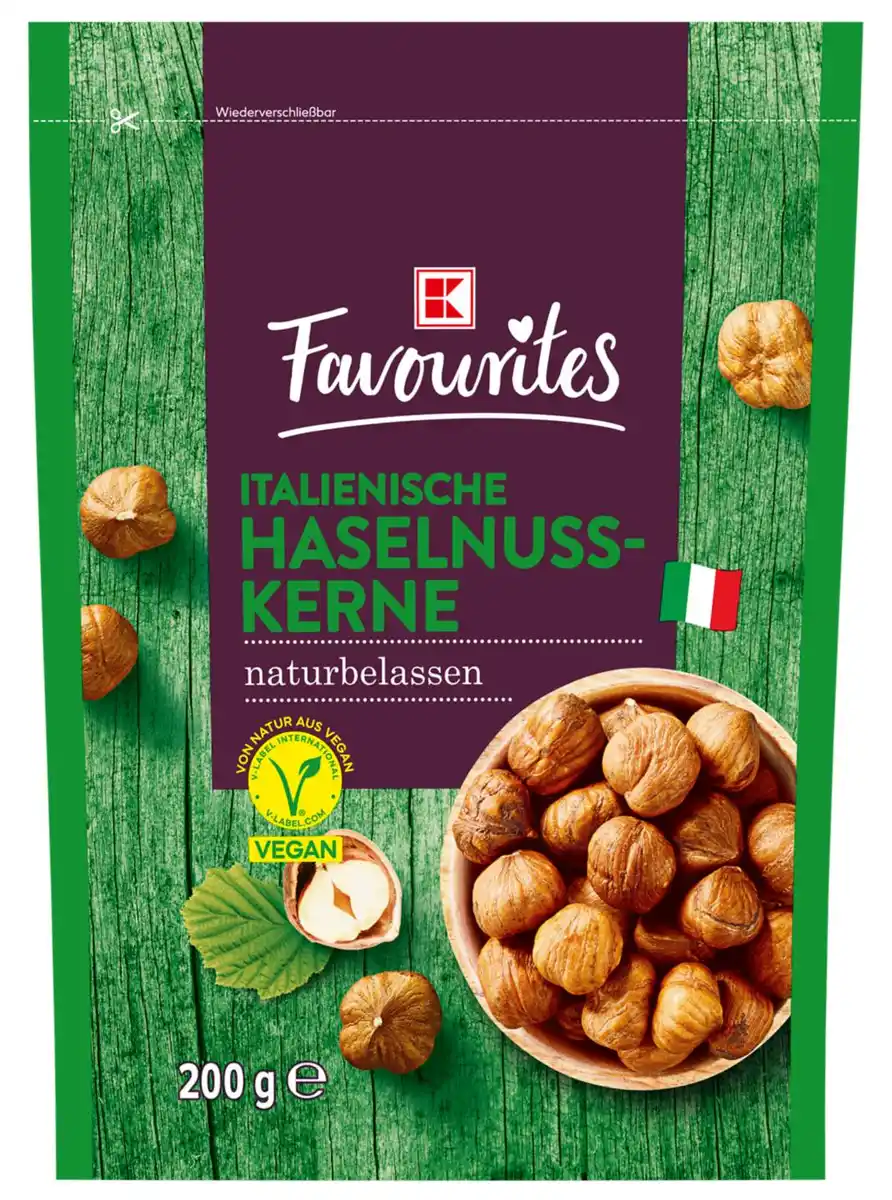 Bild 1 von K-FAVOURITES Ital. Haselnusskerne, 200-g-Packg.