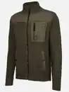 Bild 3 von Herren Sweatjacke mit Reißverschluss Oliv