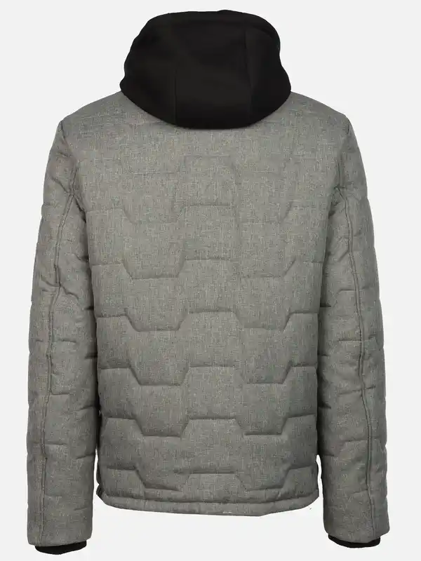 Bild 2 von Herren Steppjacke mit vielen Details Silber