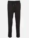 Bild 1 von Herren Jogginghose mit schmalem Bein und Reißverschluss-Taschen Schwarz