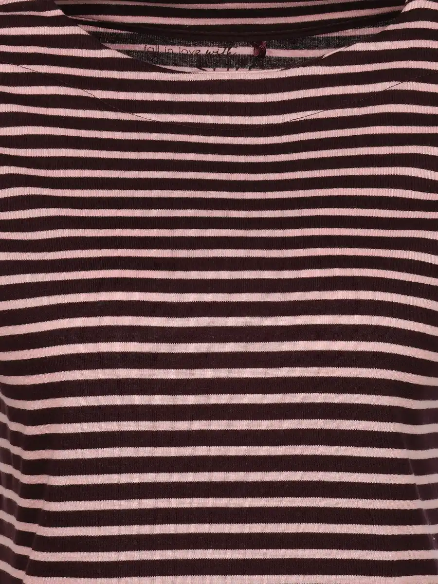 Bild 3 von Damen Streifen Shirt Rot