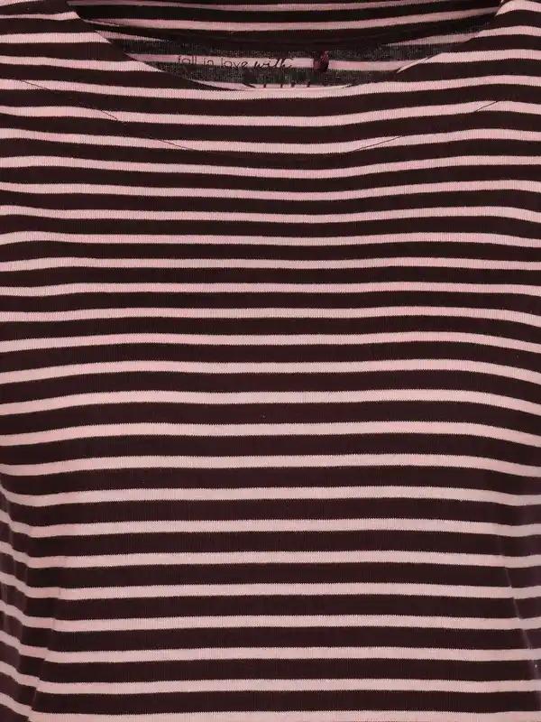 Bild 3 von Damen Streifen Shirt Rot