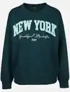 Bild 1 von Damen Sweatshirt mit Stickerei Motiv Marine
