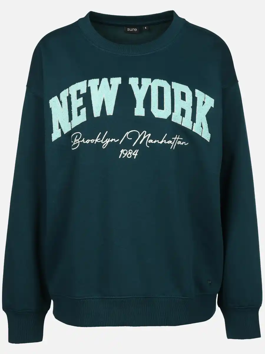Bild 1 von Damen Sweatshirt mit Stickerei Motiv Marine